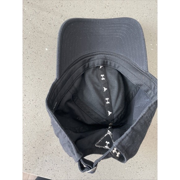 Under Armour Project Rock Black Adjustable Hat Cap UA Free Fit - Picture 4 of 6